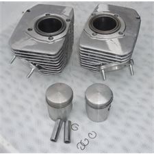 ENGINE CYLINDERS WITH PISTON PACK - NEW (ORIGINAL CZECH MADE)